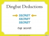 Dingbats Teaching Resources (slide 1/27)